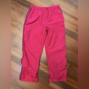 Vintage red track/windbreaker pants